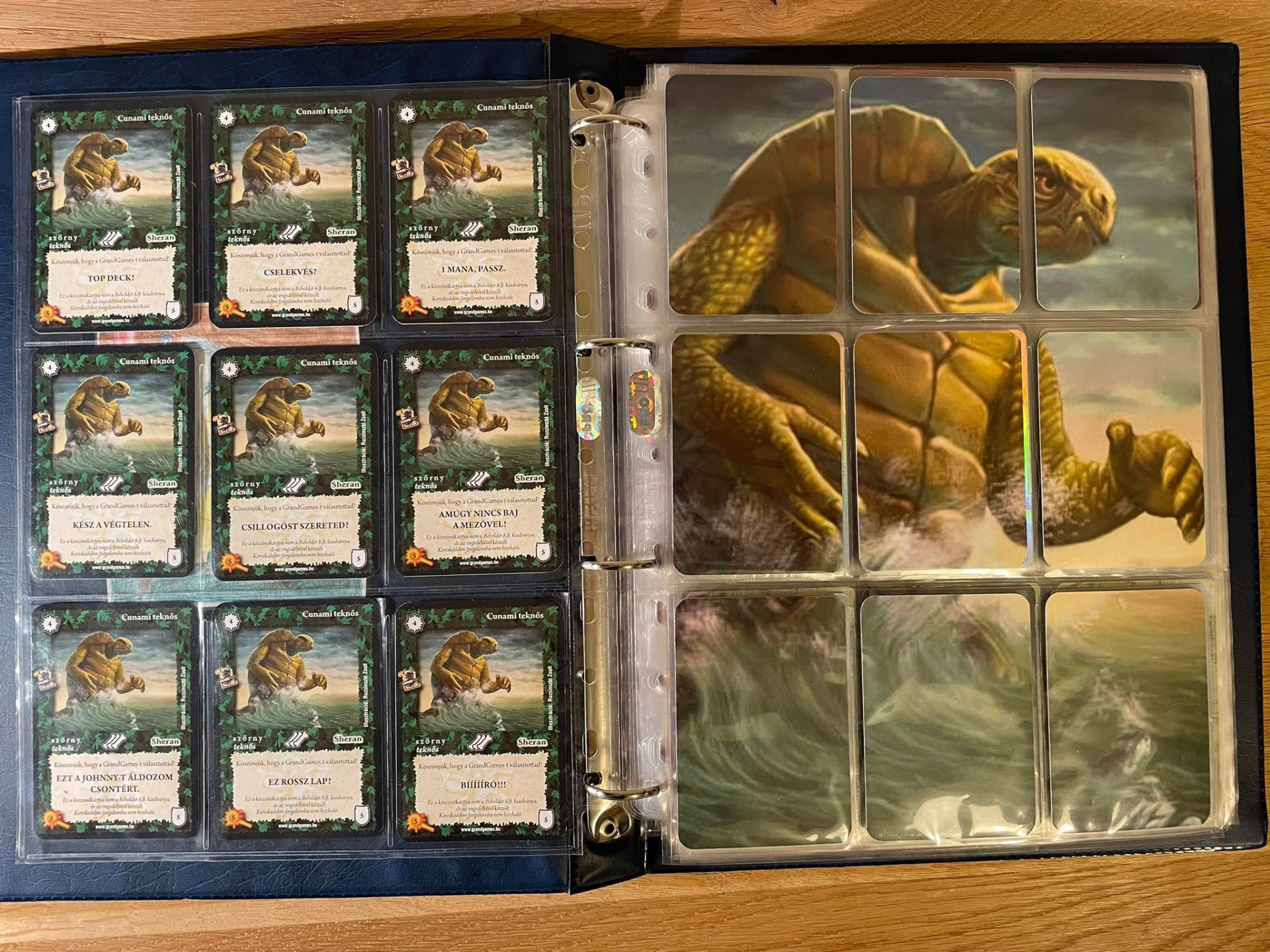 Cunami teknősös köszönőkártyák