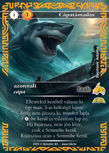 Cápatámadás golden fullart