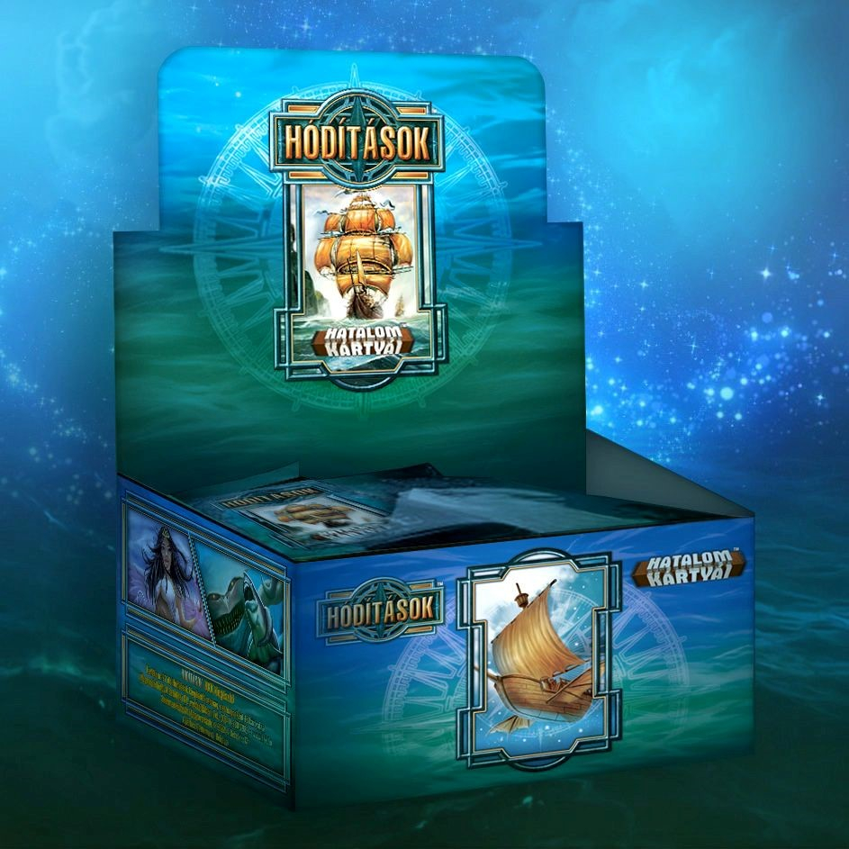 Hódítások display (22 bontatlan csomag) + 1 db Grand gróf promóciós lap