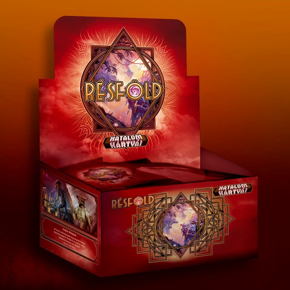 Résföld display (22 bontatlan csomag) + 1 db Grand gróf promóciós lap