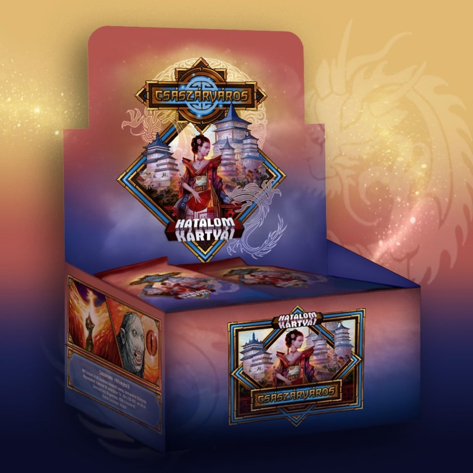 Császárváros display (22 csomag) + 1 db Grand gróf promóciós lap